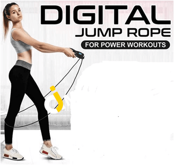 Digital Jump Rope To Count Jumps Calculates Calories And Build Endurance Conditioning - Imported
